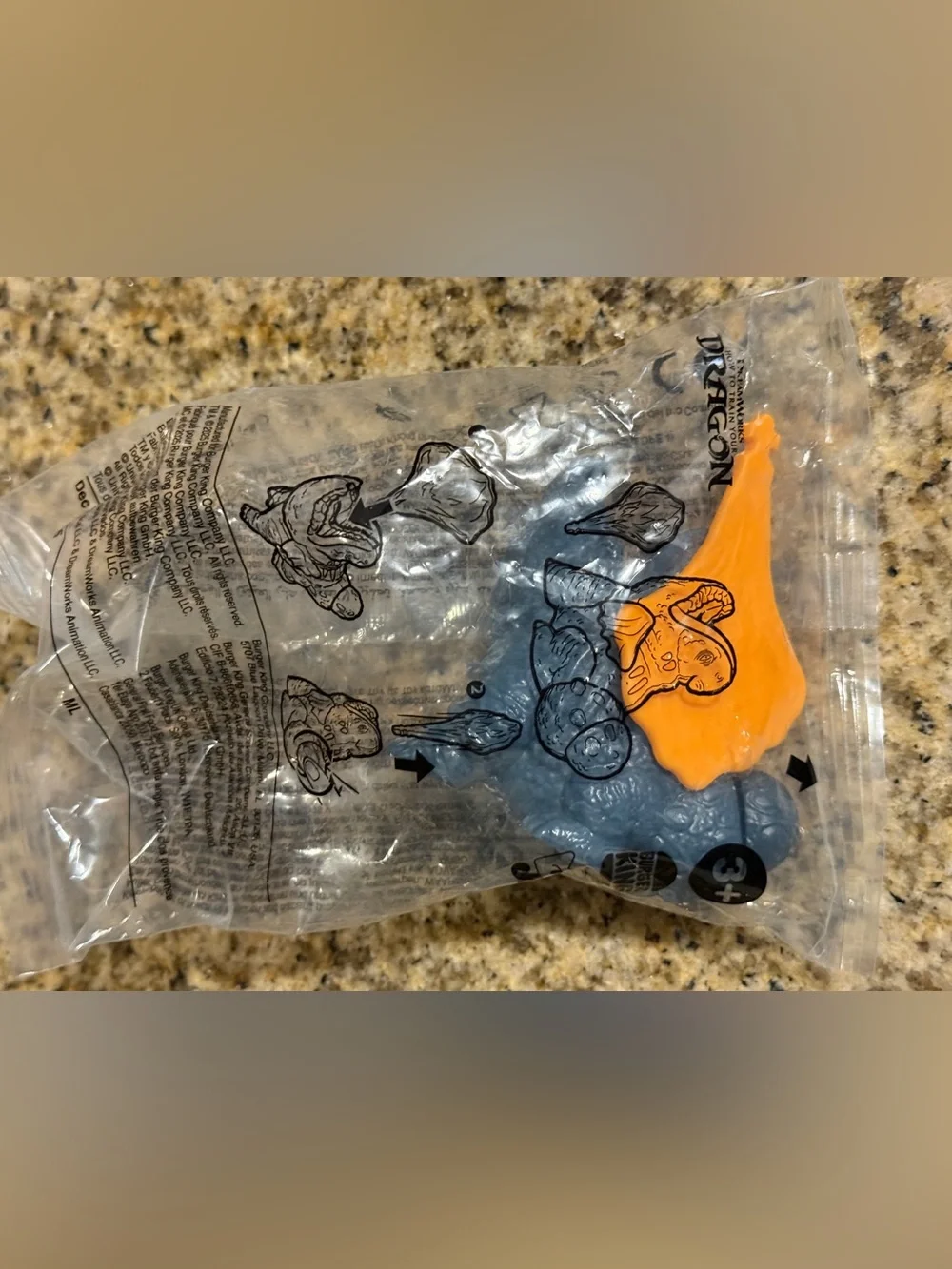 Burger King How To Train Your Dragon kids toy